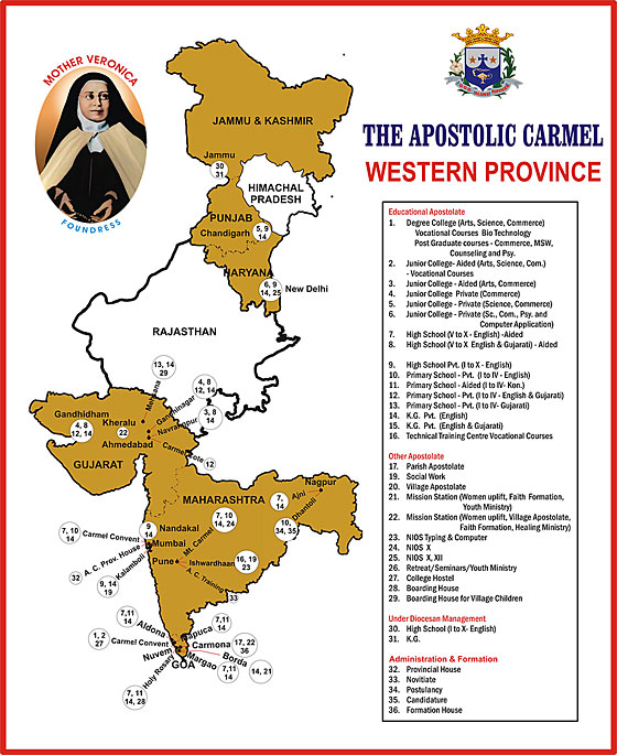 MAP OF WESTERN PROVINCE