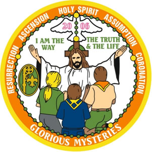 View larger Glorious Mysteries patch