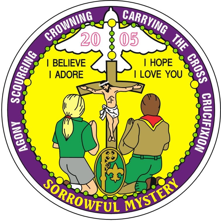 View larger Sorrowful Mysteries patch